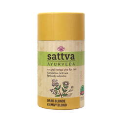 Sattva Natural Herbal Dye for Hair naturalna ziołowa farba do włosów Dark Blonde 150g (P1)