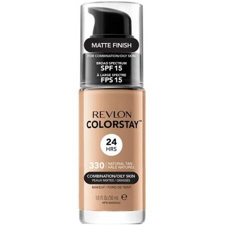 Revlon ColorStay Makeup for Combination/Oily Skin SPF15 podkład do cery mieszanej i tłustej 330 Natural Tan 30ml (P1)
