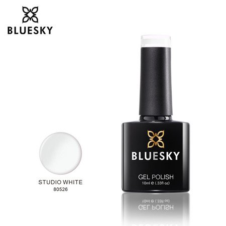 Bluesky Gel Polish 80526 STUDIO WHITE