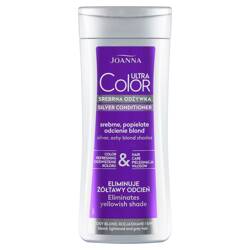 JOANNA Ultra Color Silver Conditioner For Blond Lightened  Grey Hair odżywka do włosów blond, rozjaśnianych i siwych eliminujący żołtawy odcień 200g (P1)