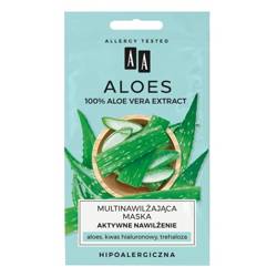 AA Aloes multinawilżająca maska aktywne nawilżenie 2x4 ml