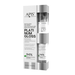 Apis Platinum gloss Krem pod oczy z platyną i bioaktywnymi peptydami 10 ml