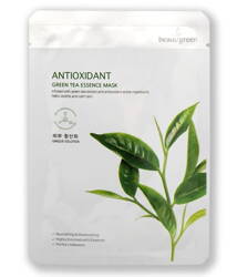 BeauuGreen Antioxidant Green Tea Essence Mask antyoksydacyjna maseczka do twarzy Zielona Herbata 23g (P1)