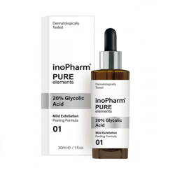 InoPharm Pure Elements 20% Glycolic Acid Peeling peeling do twarzy z 20% kwasem glikolowym 30ml (P1)