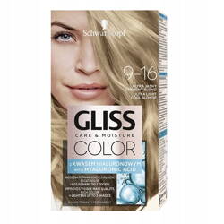 Schwarzkopf Gliss Color krem koloryzujący do włosów 9-16 Ultra Jasny Chłodny Blond (P1)