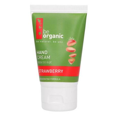 BE ORGANIC Hand Cream krem do rąk Strawberry 40ml (P1)