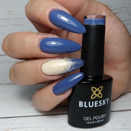 Bluesky Gel Polish AW 1805 - BIG Blue marble