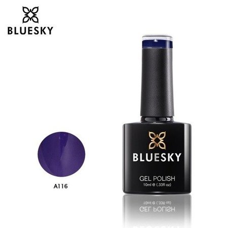 Bluesky Lakier Hybrydowy A116  Dark Blue Purple 10ml