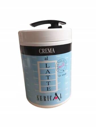 Serical Crema Al Latte maska do włosów zniszczonych zabiegami chemicznymi 1000ml