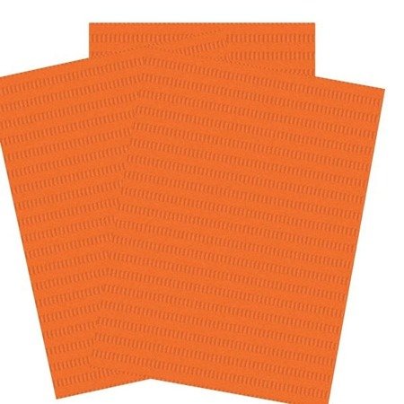Serwety kosmetyczne pomarańczowe 42,5x32cm 100szt
