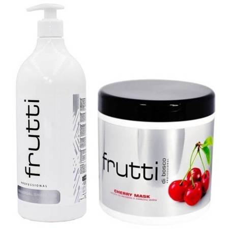 Zestaw frutti szampon z filtrem UV + maska wiśnia